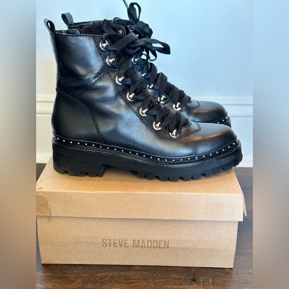Black Combat Boot - image 1